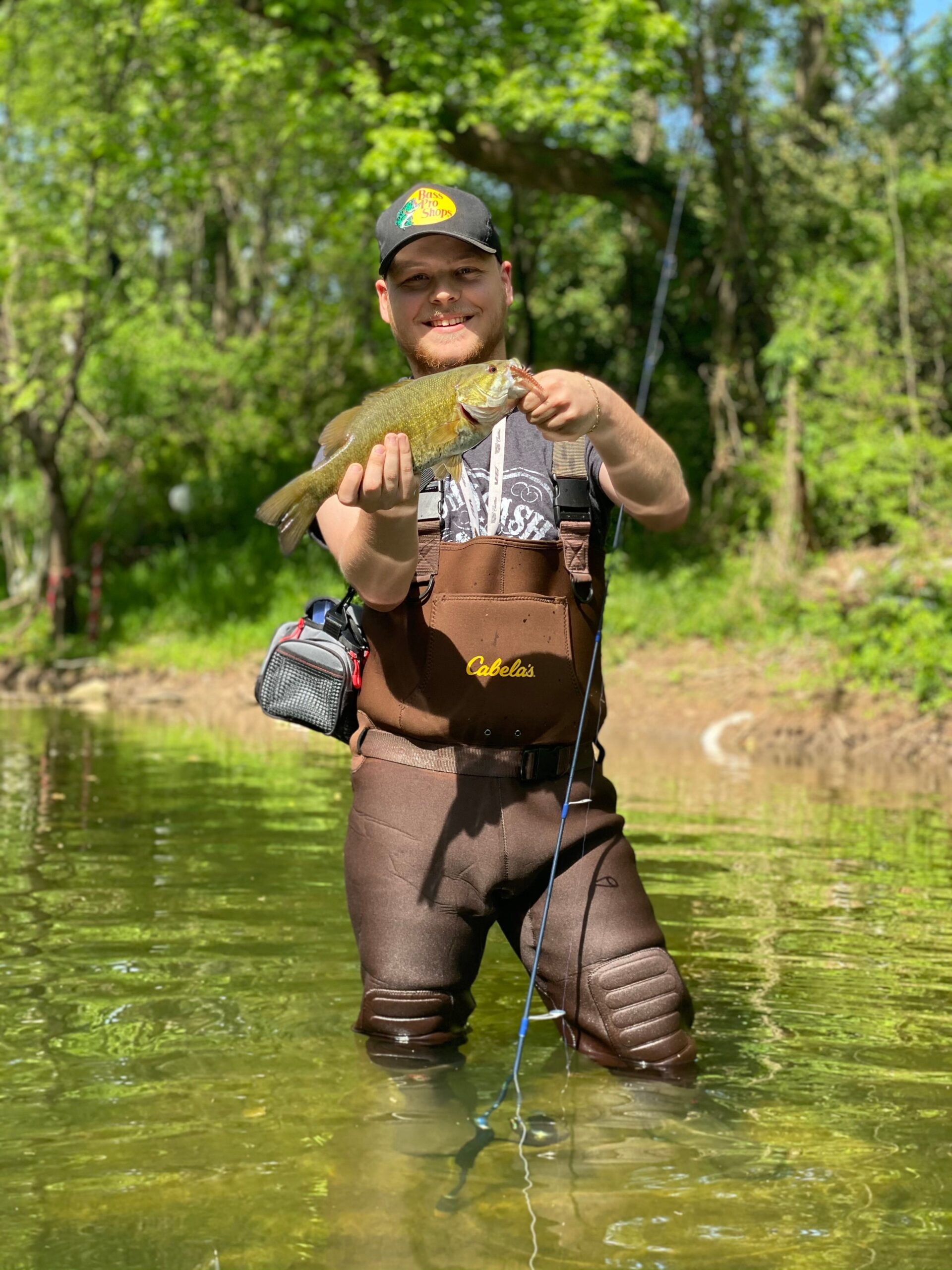 Momento de la captura, pieza recién pescada