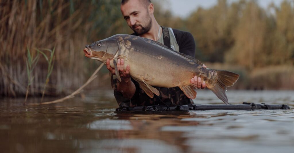 Pinza de Labio de Pescado con Báscula Integrada (40 lb, Aluminio)