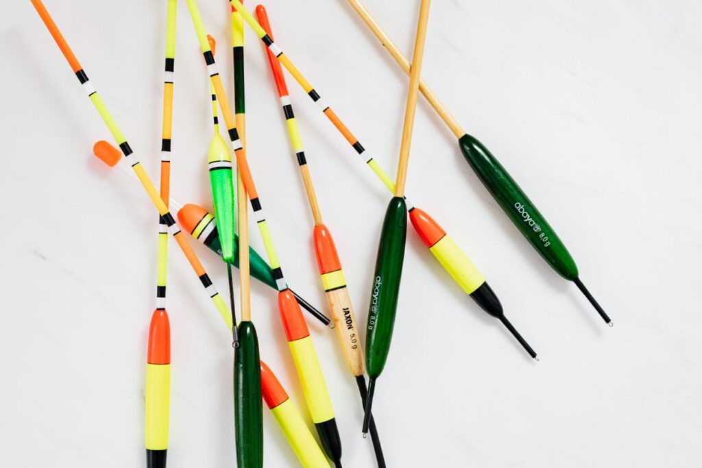 Boyas de pesca flotantes de colores